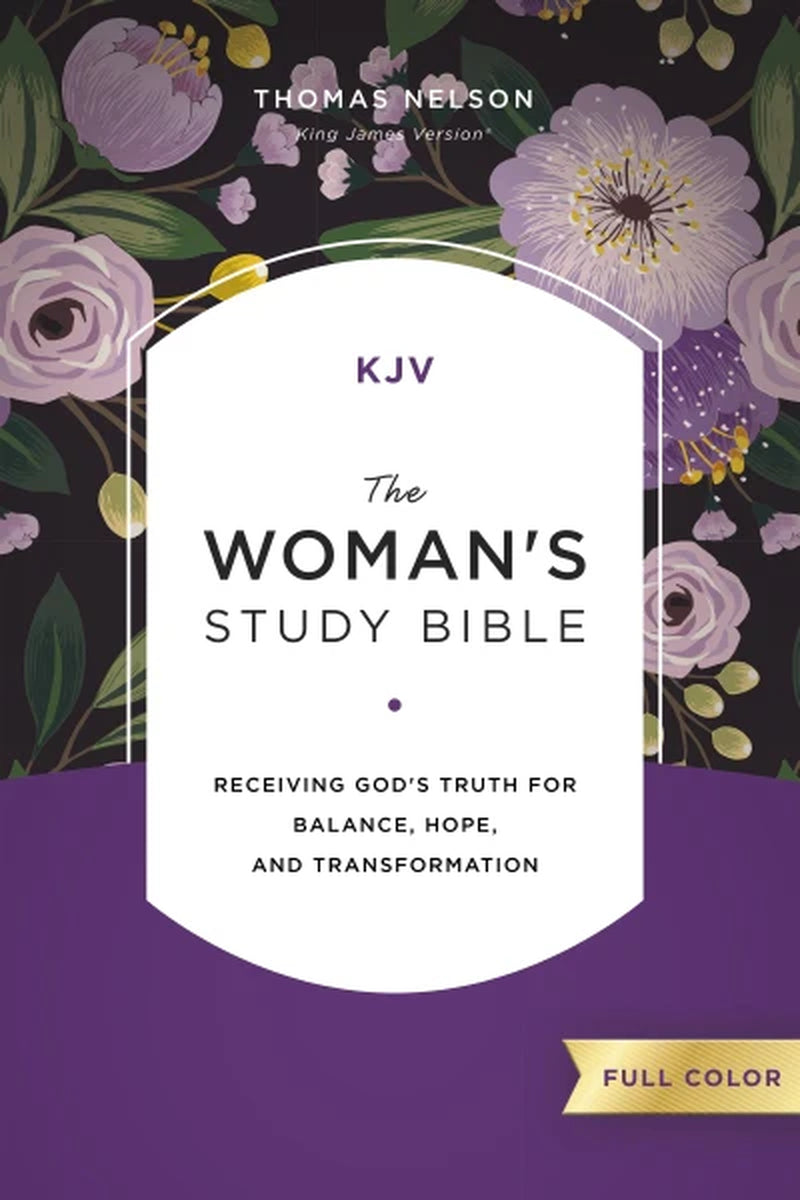 KJV, the Woman'S Study Bible, Red Letter, Full-Color Edition, Comfort Print: Receiving God'S Truth for Balance, Hope, and Transformation