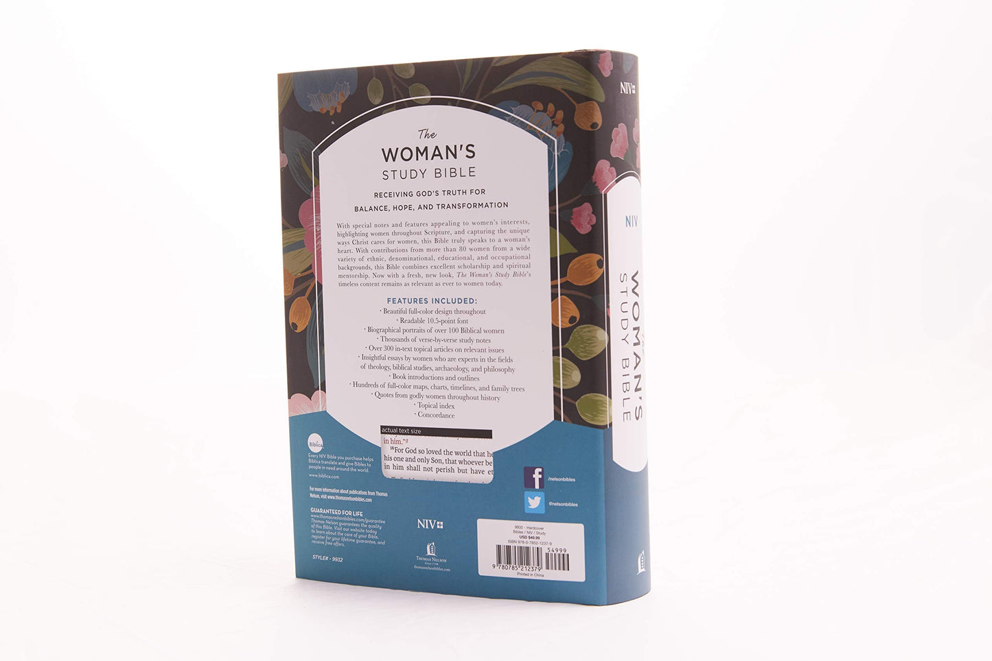 NIV, the Woman'S Study Bible, Full-Color, Red Letter: Receiving God'S Truth for Balance, Hope, and Transformation