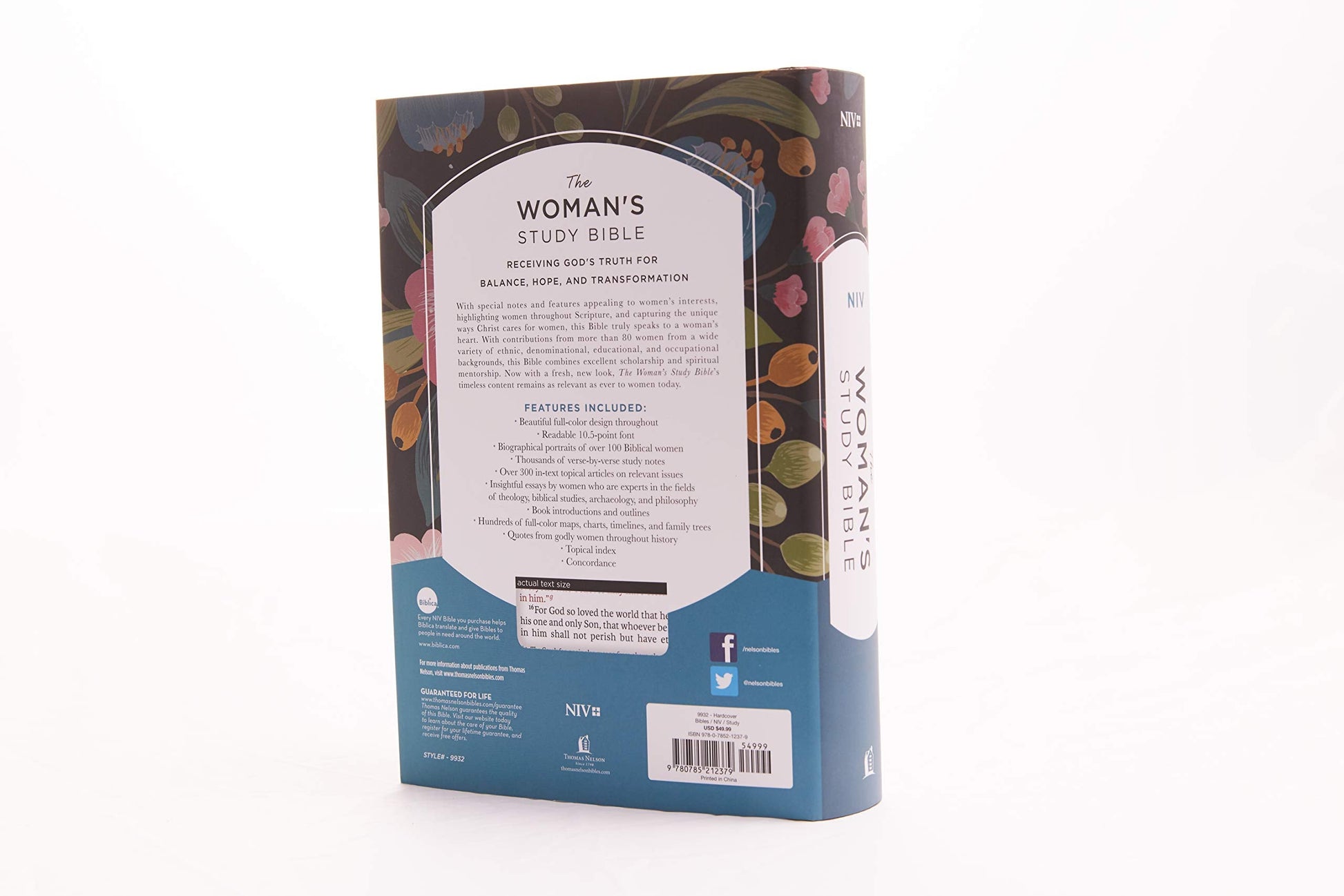 NIV, the Woman'S Study Bible, Full-Color, Red Letter: Receiving God'S Truth for Balance, Hope, and Transformation