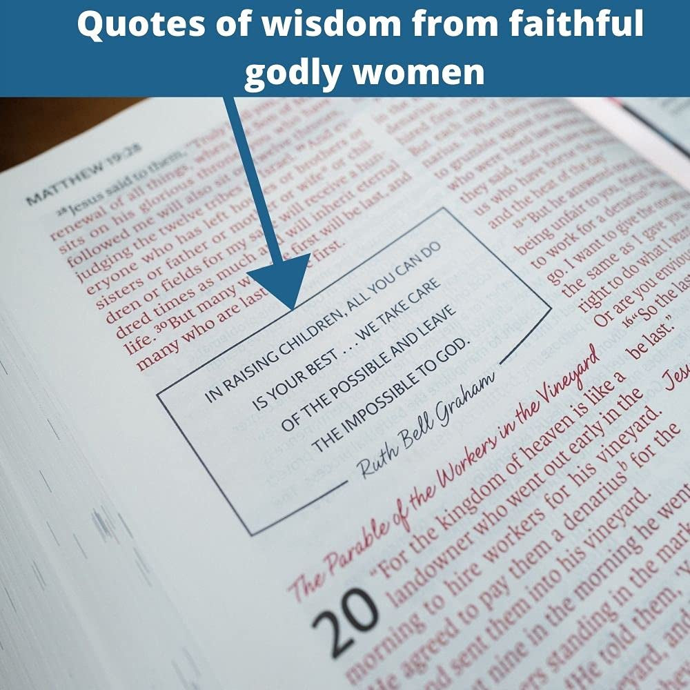 NIV, the Woman'S Study Bible, Full-Color, Red Letter: Receiving God'S Truth for Balance, Hope, and Transformation