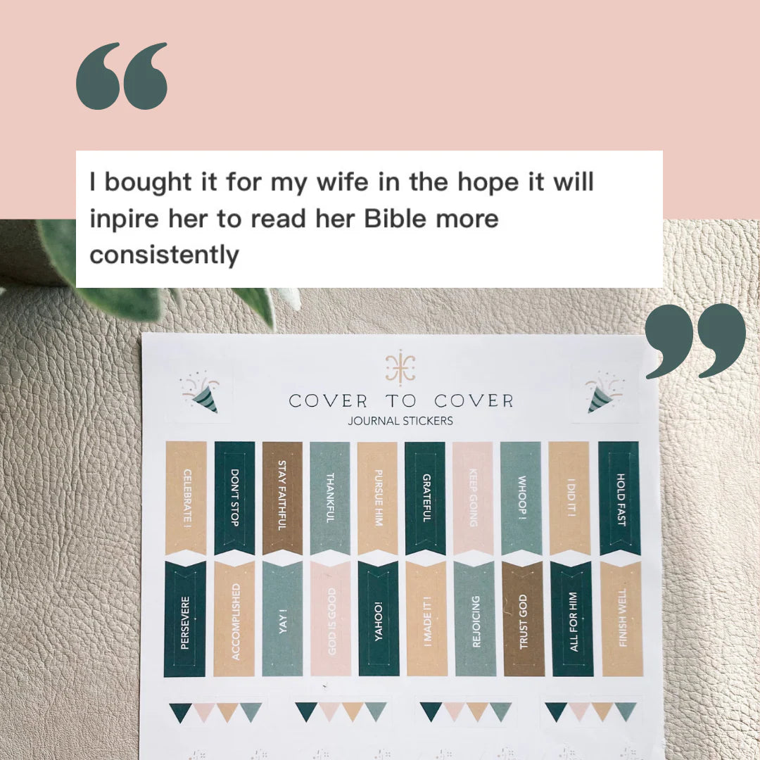 Cover to Cover Bible Journal Preorder